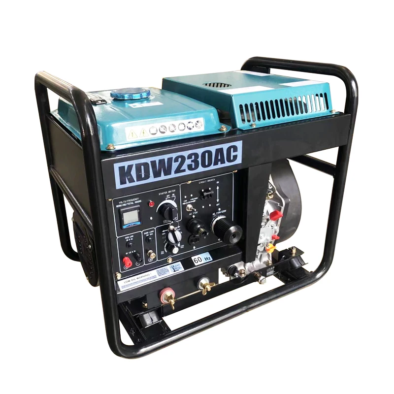 Single 3 Phase 180A 200A 220A 260A 300A Portable Generator Welding Machine  Welder Generator Price