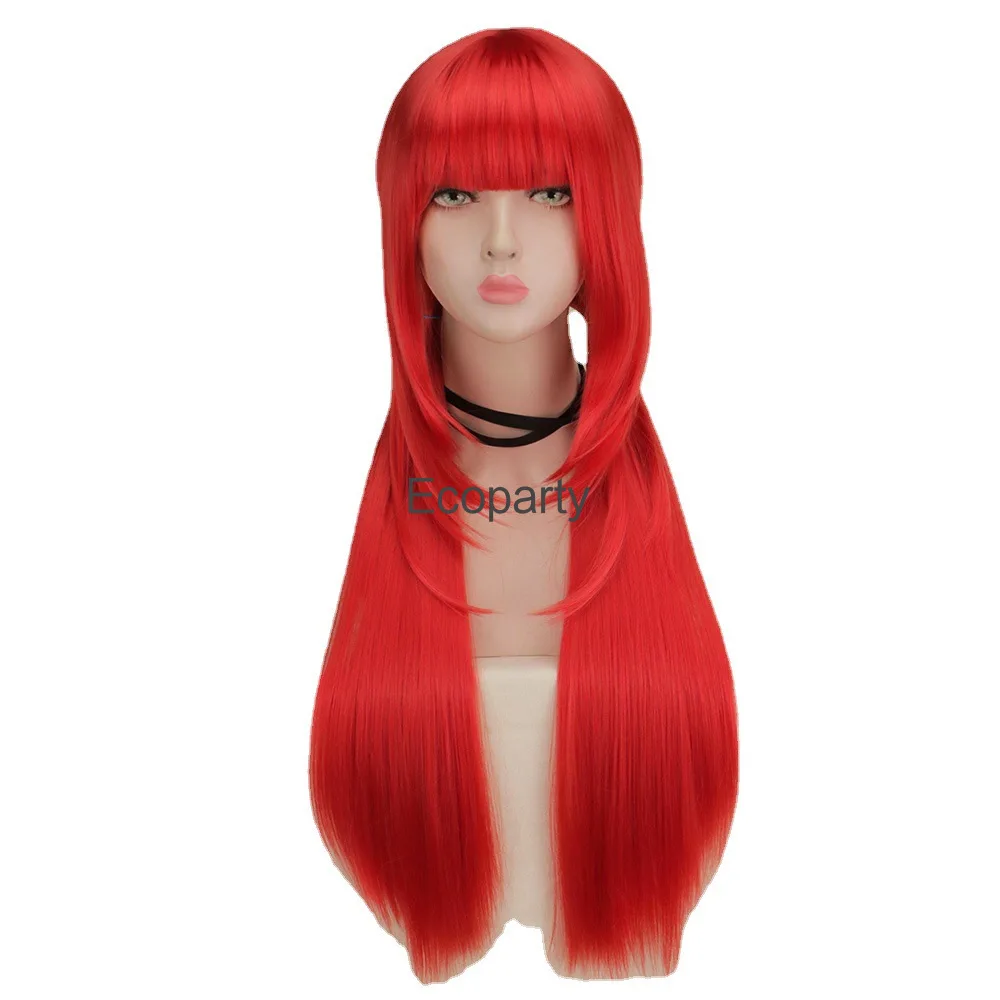 

Game Genshin Impact Nilou Cosplay Wig Long Red Heat Resistant Wigs Halloween Woman Role Play Headwear + Wig Cap
