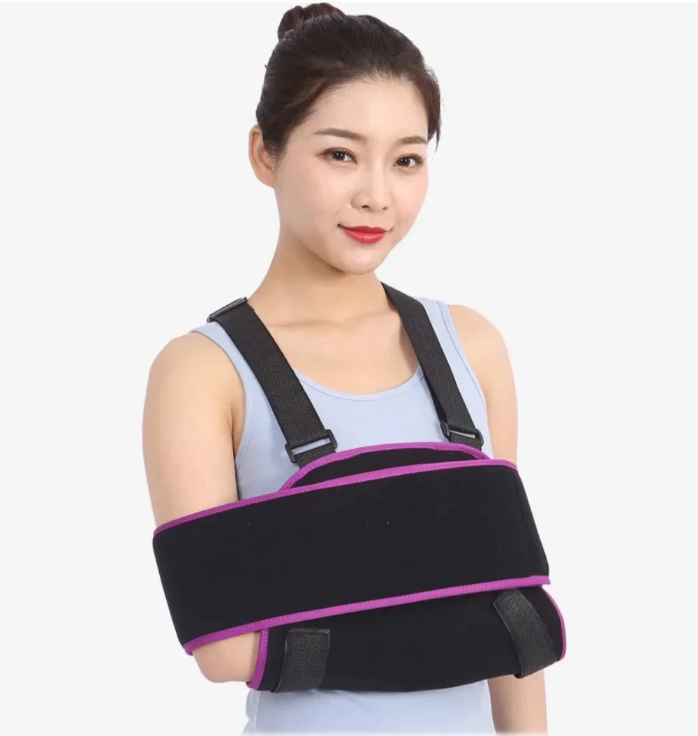 

Medical Adult Forearm Sling Shoulder Elbow Strap Adjustable Arm Wrist Fracture Sling Support Fixation Joint Brace Forearm Straps