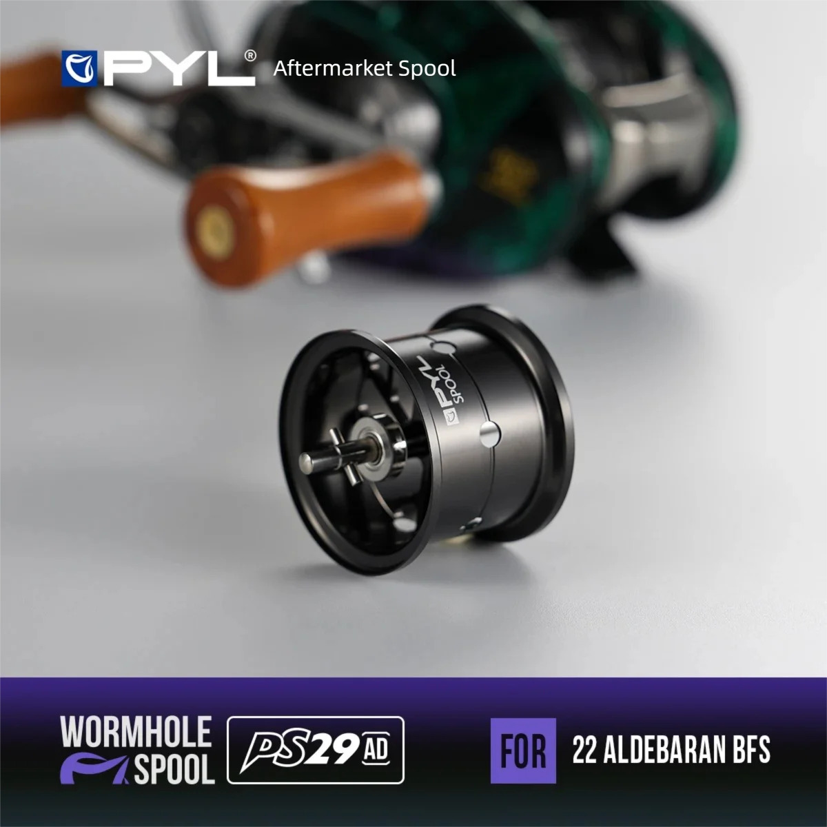 PYL PS29 AD Modified Spool for Shimano 22 ALDEBARAN BFS Light Micro Lure Cast Spool 0.8g Start