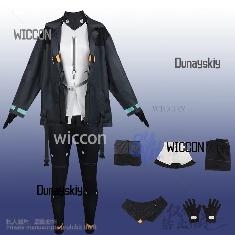 نوير تأثيري Synduality أنيمي زي فاسق معطف أسود السراويل Y2K الفتيات أزياء الهالوين عيد الميلاد كرنفال حزب كوس مخصصة #2