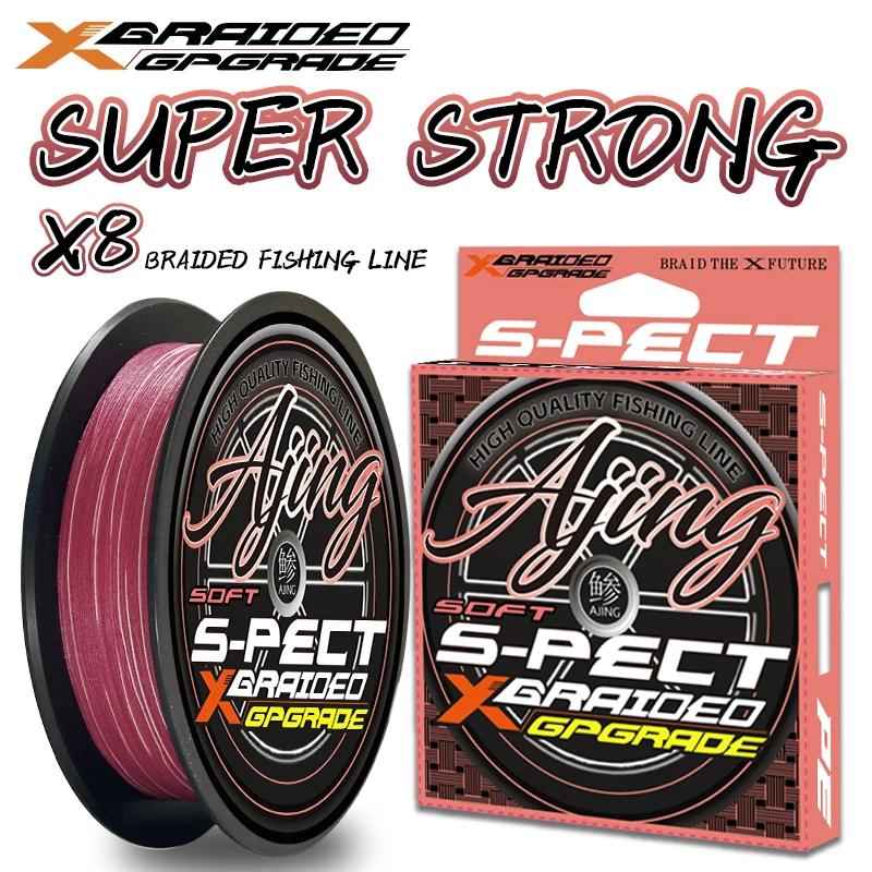 

New YGKX8 Strands Fishing Line 100/150/200M Braided PE Fishing Strong Fishing Line Multifilament Durable Fishing Line Tool