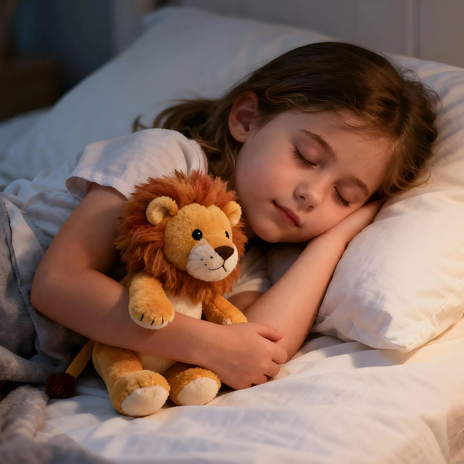 7-Zoll-Simulations-Löwe-Plüschtiere, Heimdekoration, gefüllte niedliche Tiere, weiche Puppen, echt wie Kissen für Kinder, Kinder, Jungen, Geschenk