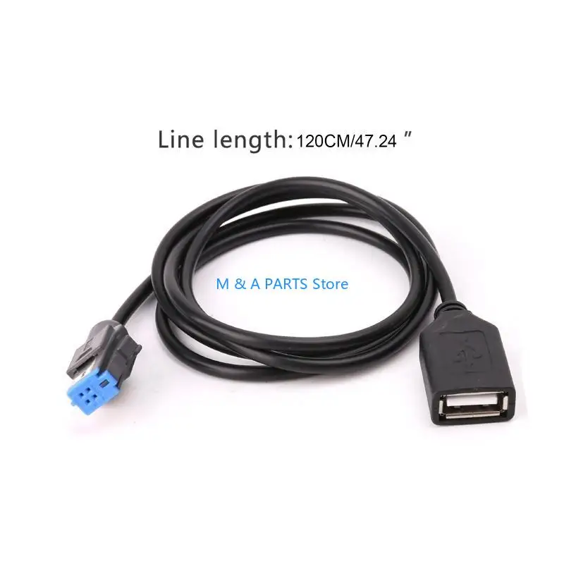 U1JF 4-pin Car USB Cable Adapter Extension Cord For Teana o Rad