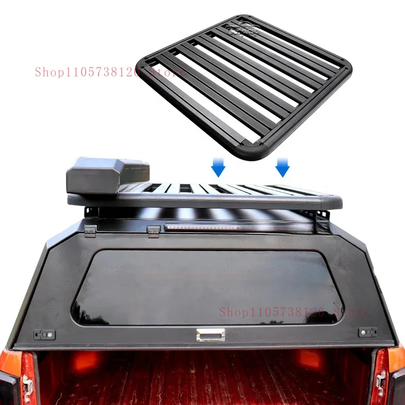 Pickup Truck Cover Steel Double Hilux Canopy Hardtop With Roof Racks D Poer