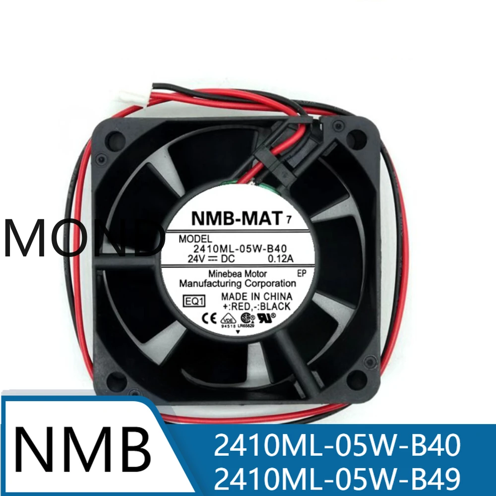 2410ML-05W-B40 2410ML-05W-B49 Server Fan for NMB NMB-MAT Dual Ball CPU Power Supply Inverter Cooling Fan 24V 6CM 6025 New