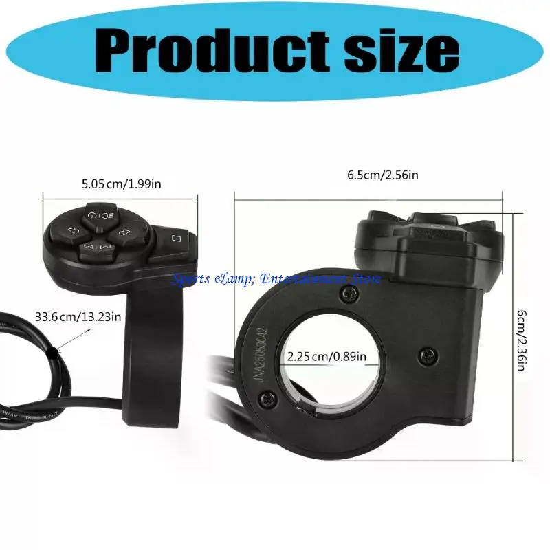G7NF Scooter-Scheinwerferschalter, Elektroroller, linke und rechte Lenkschalter mit Glocken für ZT3/G3/F3, einfache Installation – Detail 6