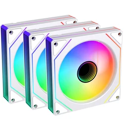 12cm ARGB Fan PC Case Fan Kit 4pin PWM CPU Cooling Fans 3pin 5v RGB Gaming Computer Fan