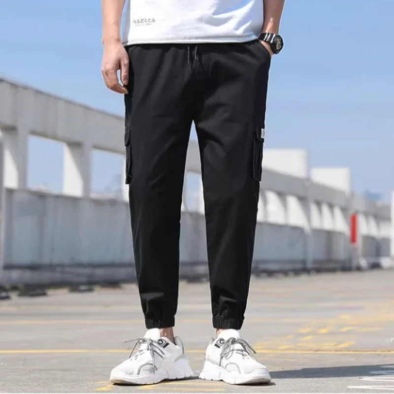 

Spring and Autumn Sportswear Men's Legged Men's Pants 2024 New Men's Casual Pants Winter Plush Sanitary Pants Men's Pants