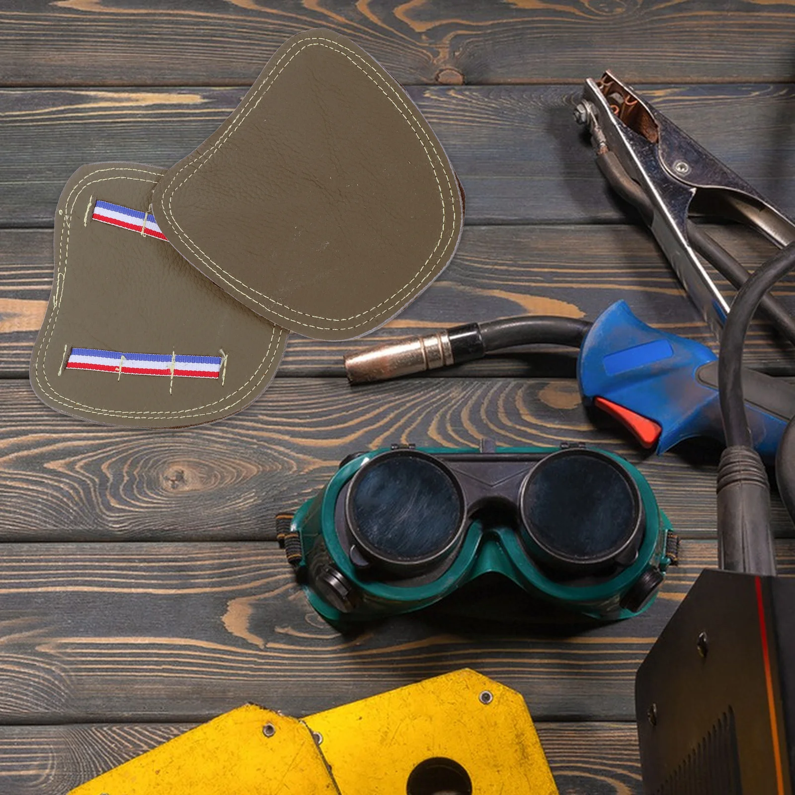 Couvre-chaussures de soudage, 2 pièces, protège-pieds de sécurité robustes avec résistance aux étincelles et à l'abrasion, idéal pour l'industrie