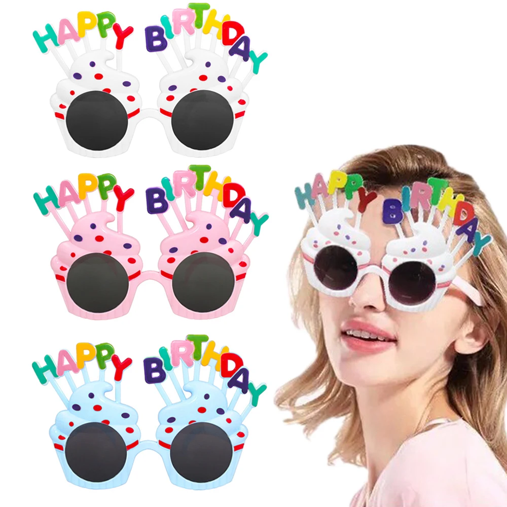 3 Stück alles Gute zum Geburtstag Plastik gläser geeignet für Geburtstags ball Party Dekoration liefern Requisite