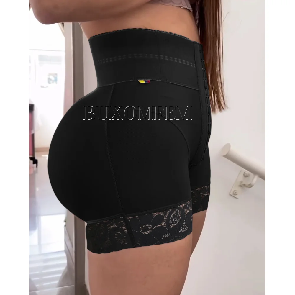 Stretchy High Waisted Butt Lifter Women Underwear Panties Hips Push Up Postpartum Leggings Women's Daily Modeling Faja Shorts