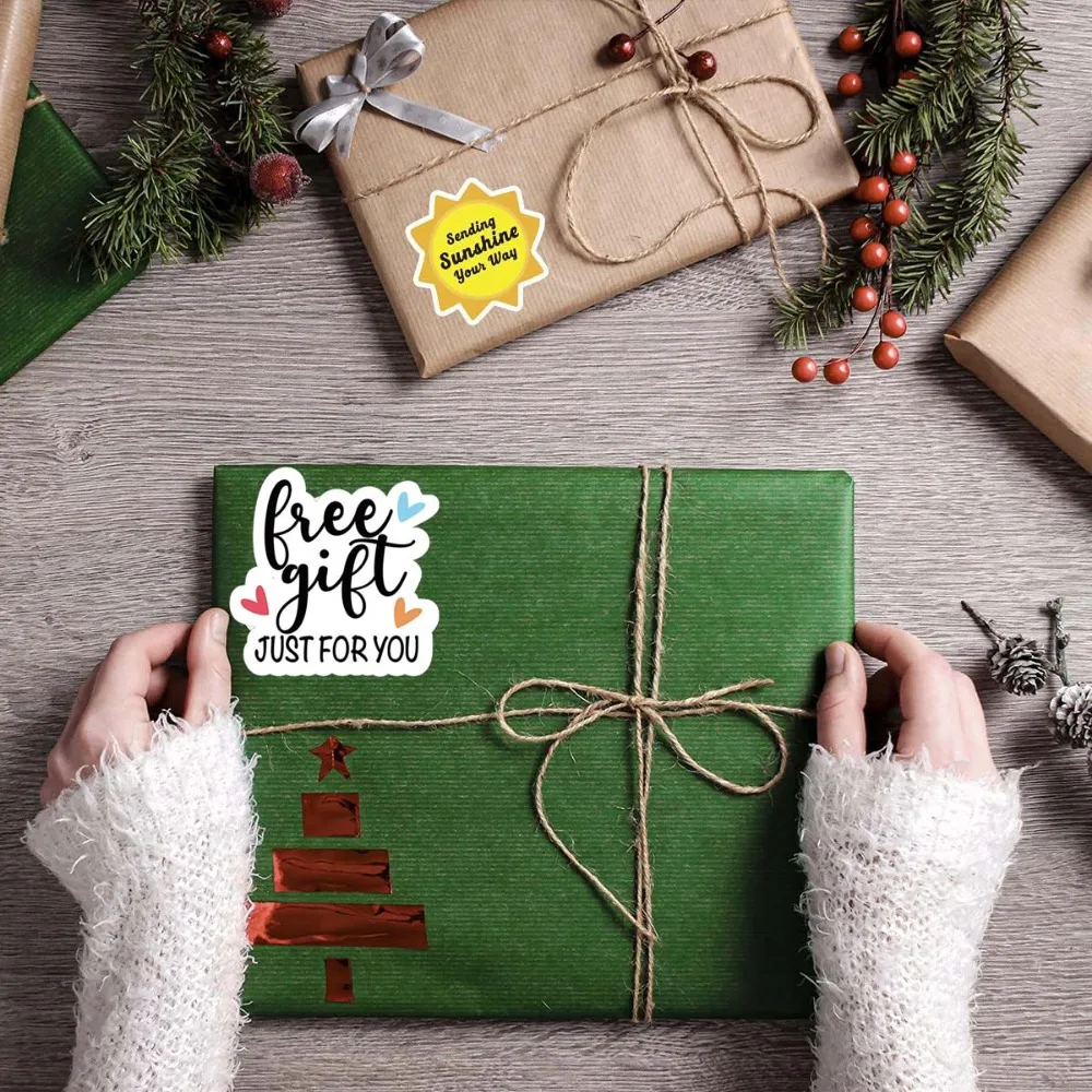 120 Stück, nur für Sie, kostenlose Etiketten, Aufkleber, Geschenk, Dankeschön-Aufkleber für kleine Unternehmen, unregelmäßige Form, handgefertigtes Etikett zum Verpacken – Detail 7