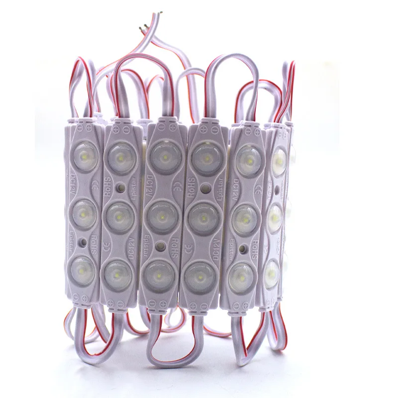 20 piezas 1,5 w módulo LED 82*18mm tamaño grande letra signo Logo señalización cartelera iluminación exterior impermeable rojo verde azul amarillo