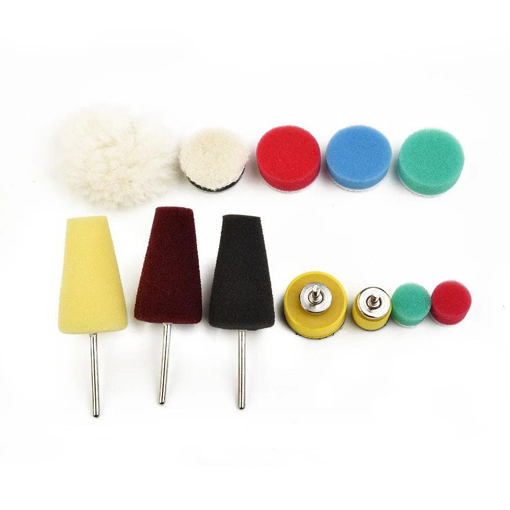 

Полировальная подушечка для полировки автомобиля, губка для полировки автомобиля, 13 шт./компл., гибкая, моющаяся и многоразовая чистящая подушечка для удаления царапин