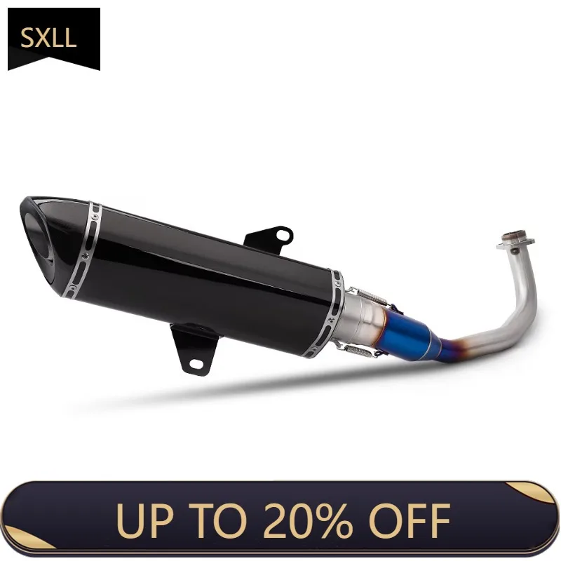 

SXLL Motorcycle Exhaust Full System Modified Stainless Steel Escape Manifold with DB for 350 NSS350 2021-2024