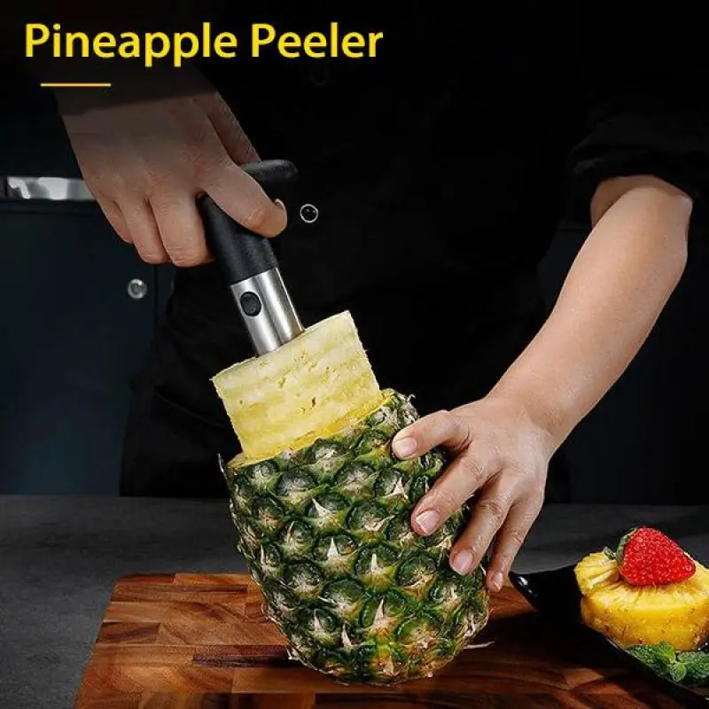 

Stainless Steel Pineapple Peeler Easy to use Pineapple Slicers Cutting Accessories Fruit Cutter Corer Slicer Home Kitchen Tools