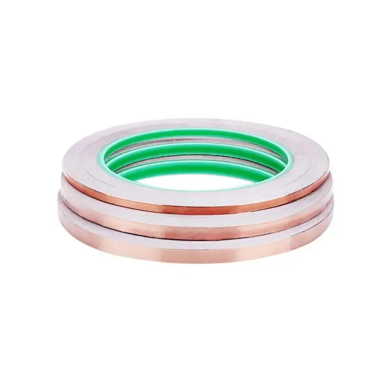 

Двусторонняя проводящая медная фольга, лента 4 / 5 / 6 мм, экранирующая лента, теплоизоляционная лента 20 м