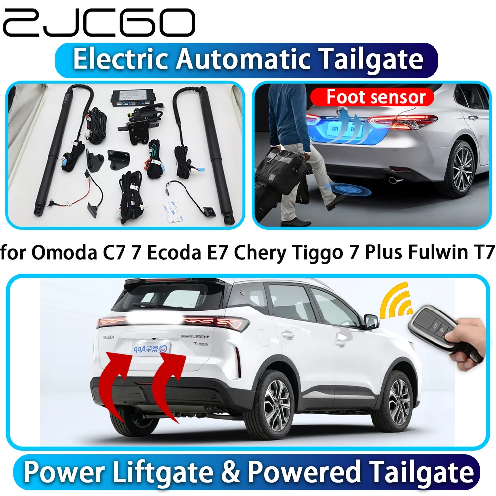 

ZJCGO for Omoda C7 7 Ecoda E7 Chery Tiggo 7 Plus Fulwin T7 Automatic Power Liftgate Powered Tailgate Intelligent Trunk Lift Kit