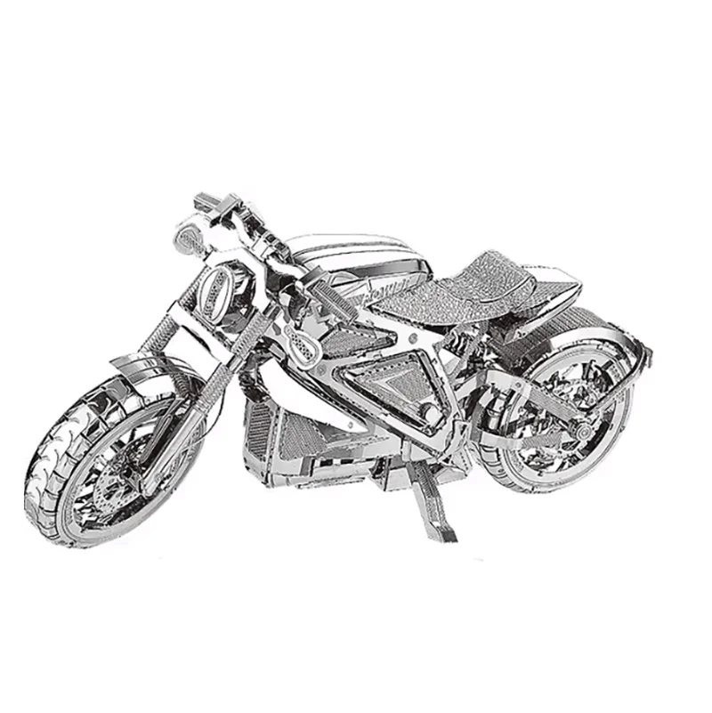 motorbike 3D Metal Puzzle  model kits DIY Laser Cut Puzzles Jigsaw Toy For Children