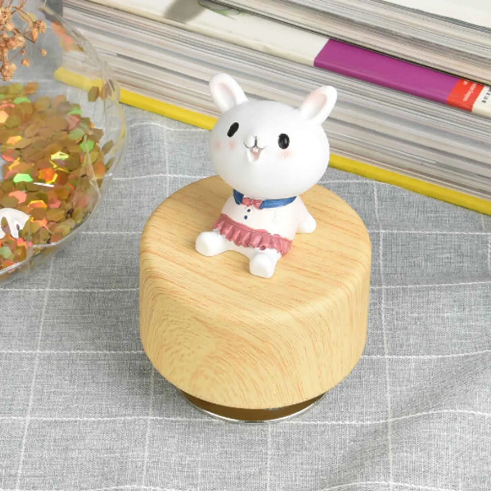 Musical Boxes Base Clockwork Decor Rotation for Collection Boys
