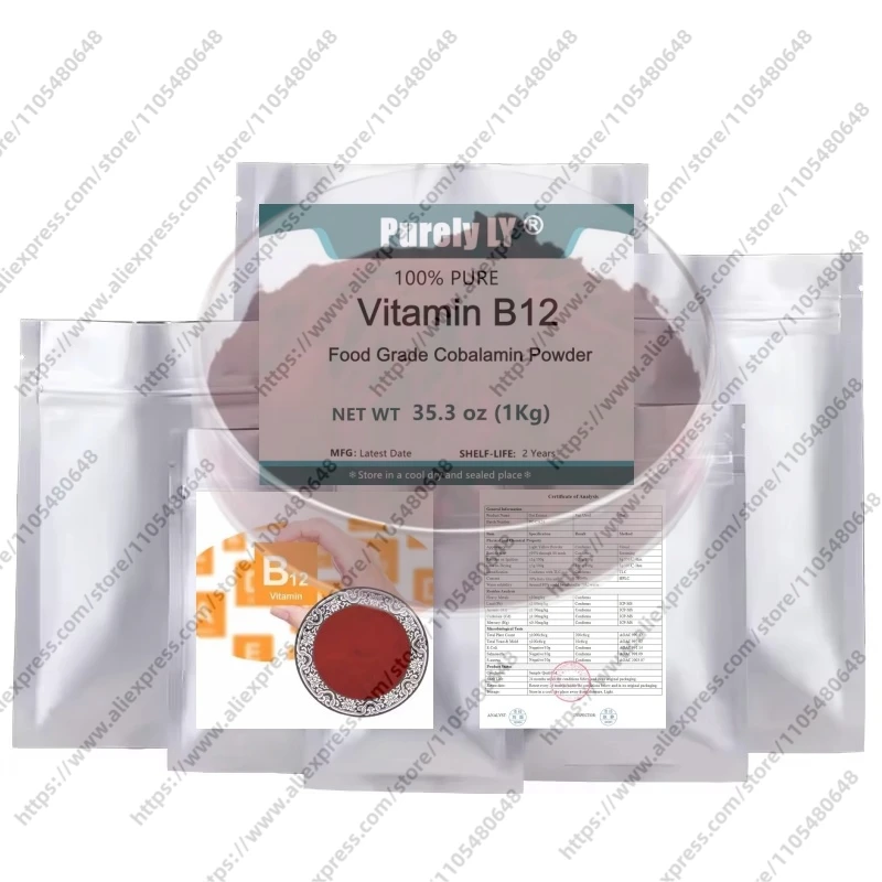NO.092 Pó de Vitamina B12 Cobalamina Personalizado, Preço de Fábrica AliExpress, Fornecimento Exclusivo, Entrega Rápida Global