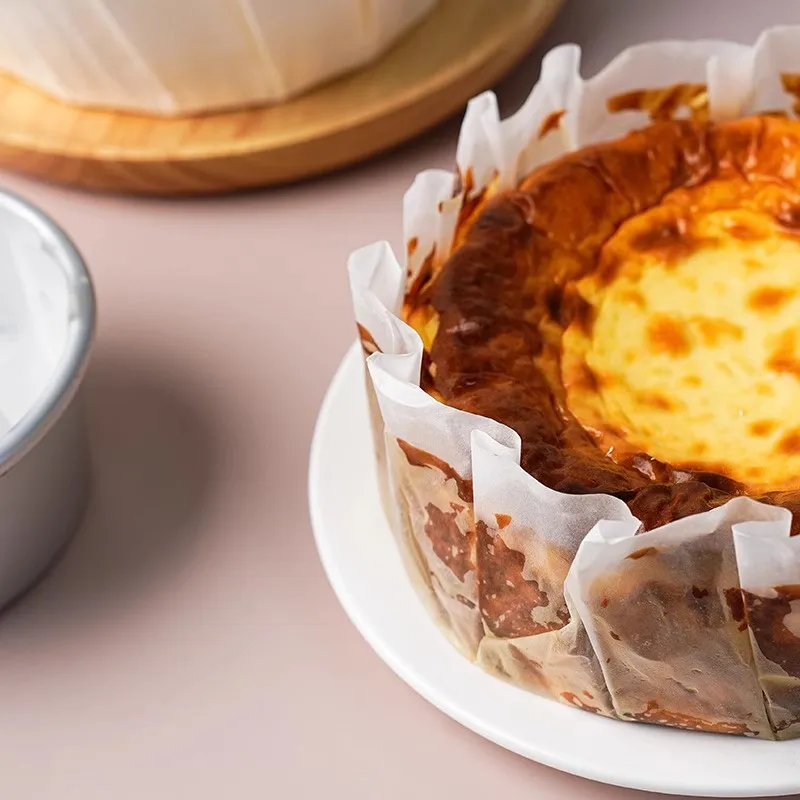 جديد 6/5/4/3.5 بوصة 50/100 قطعة أكواب ورقية للخبز لبطانات الكيك غير اللاصقة للاستعمال مرة واحدة