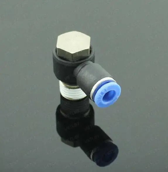 

Универсальный наружный Угловой соединитель, трубка OD 3/8 дюйма X NPT 1/8 дюйма 1/4 дюйма 3/8 дюйма 1/2 дюйма, воздушный вставной фитинг