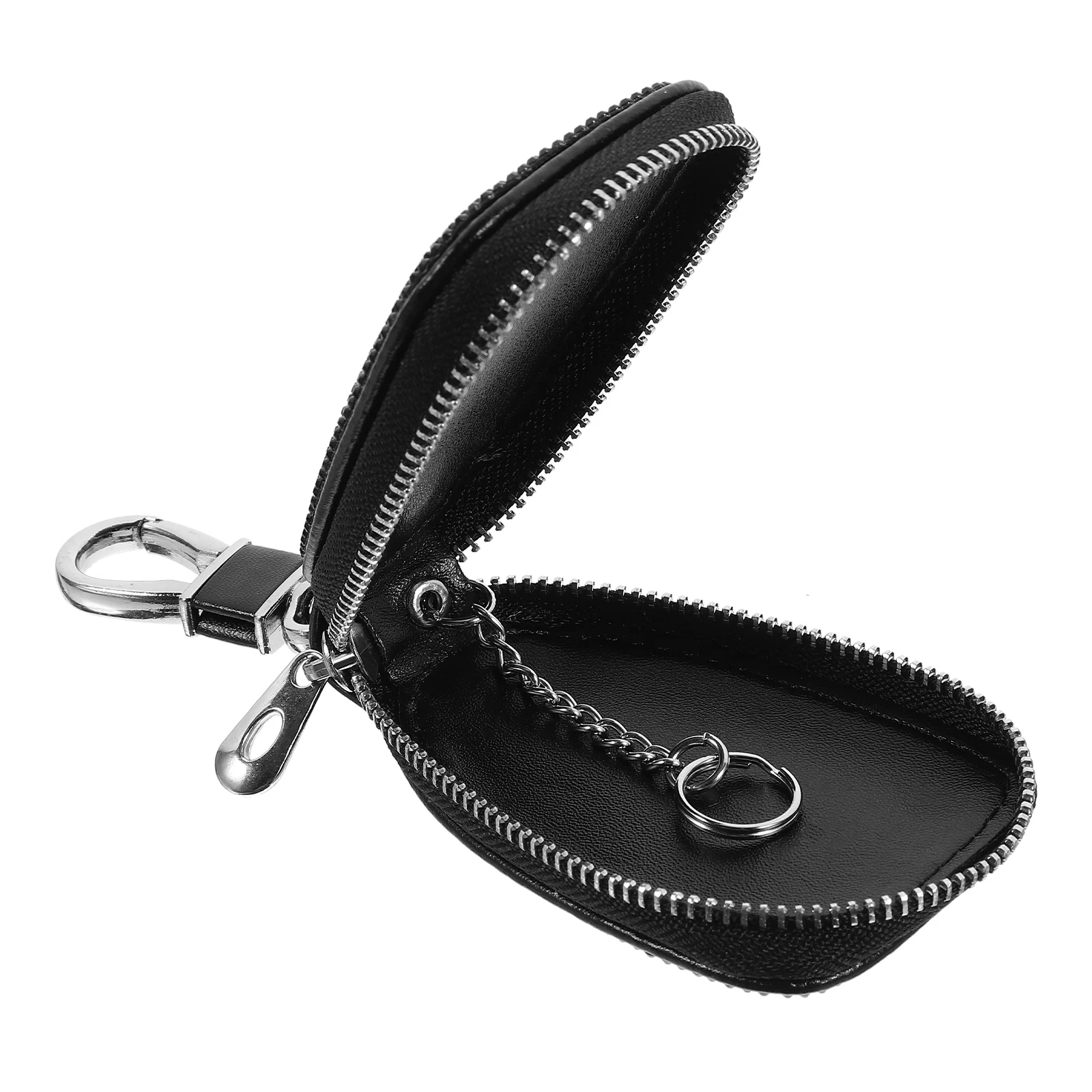 

Sparkling Rhinestone Protector Soft Scratch Resistant Zipper Fob Holder Case For Keys Keychain Organizer Key Bag For