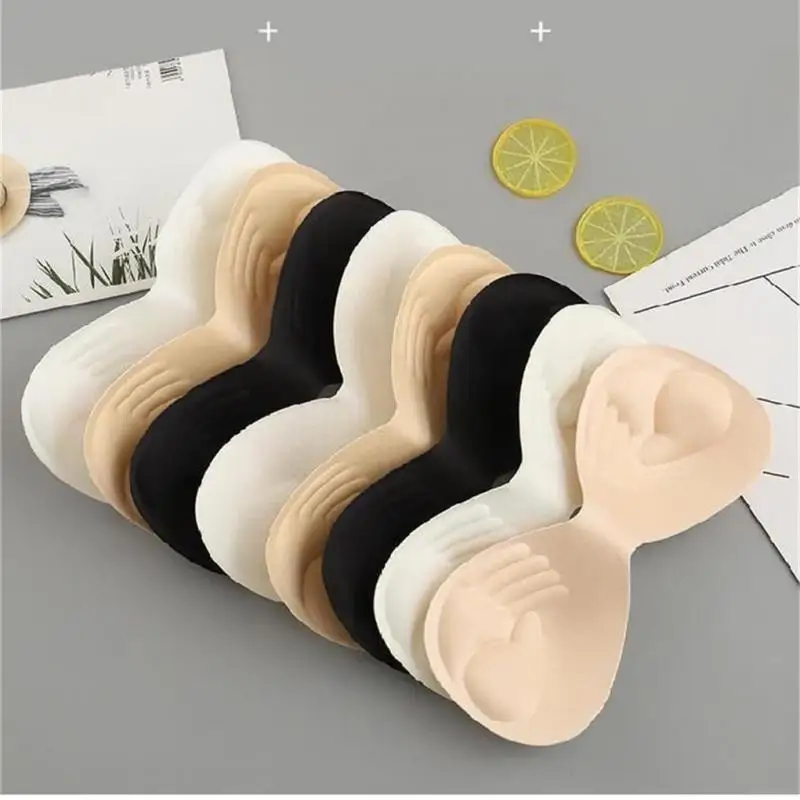 One-piece Massage Particle Chest Pad 8-word Sponge Palm Support Chest Pad Insert Thickened  Underwear Bra Enhancers