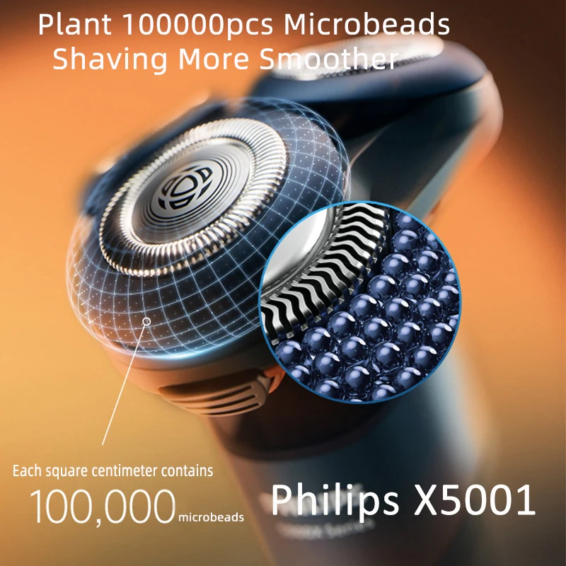 فيليبس ماكينة حلاقة كهربائية S5831/X5001/X5005 الجلد الذكاء العائمة العسل القاطع الحلاقة شفرة فولاذية غير قابلة للصدأ الرجال كامل أداة تهذيب اللحية