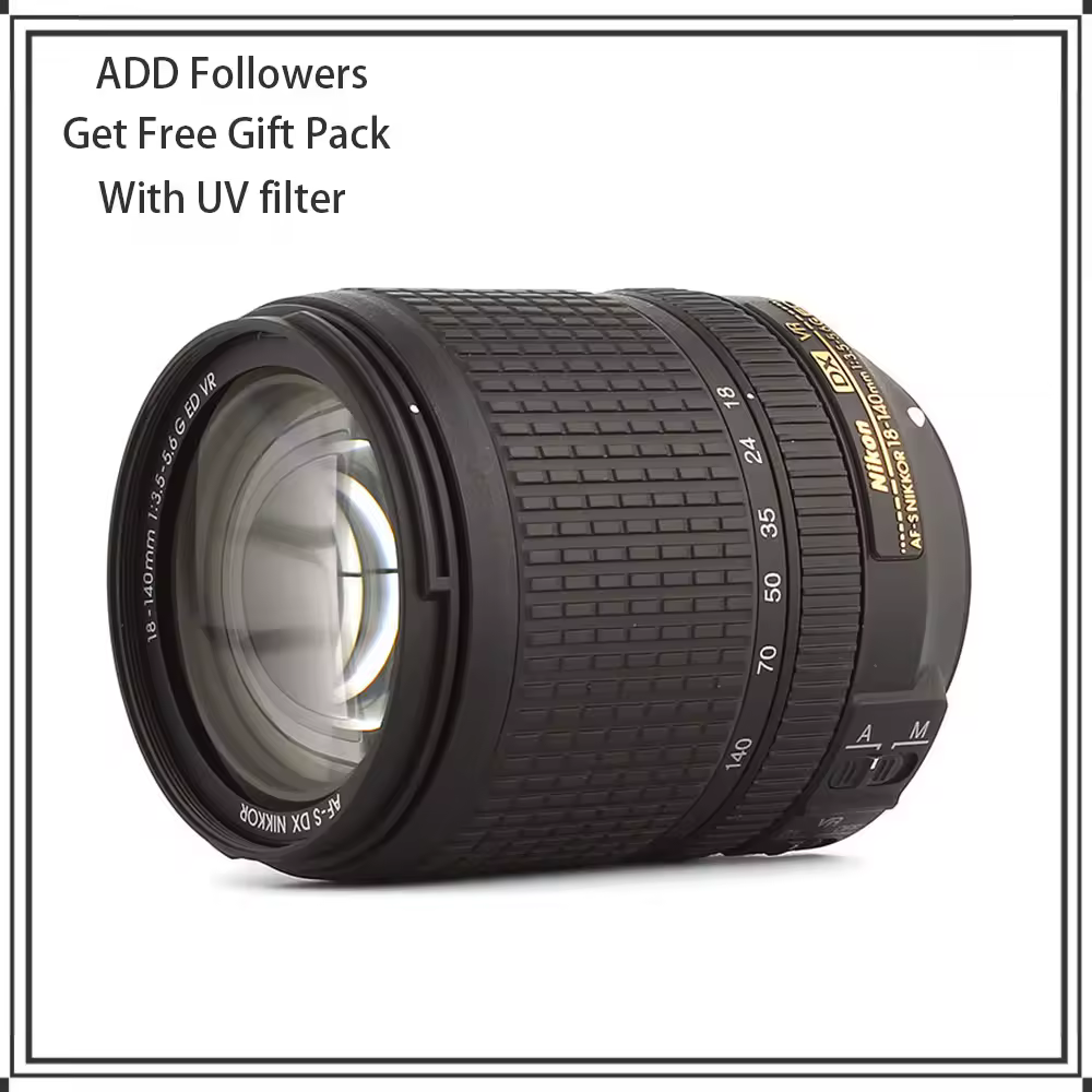 עדשת Nikon AF-S DX NIKKOR 18-140mm f/3.5-5.6G ED VR עבור מצלמות SLR של Nikon