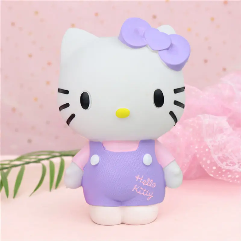 Hello Kitty Spaarpot Creatieve Spaarpot Kawayi Mode Pvc Pop Geld Veilig Money Saving Box Coin Bank Kids Meisjes speelgoed Gift