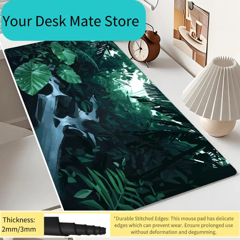 

Chinese Style MTG TCG Game Playmat with Chinese Character Element, Anti-Slip & Durable Smooth Table Pad for Magic The Gat