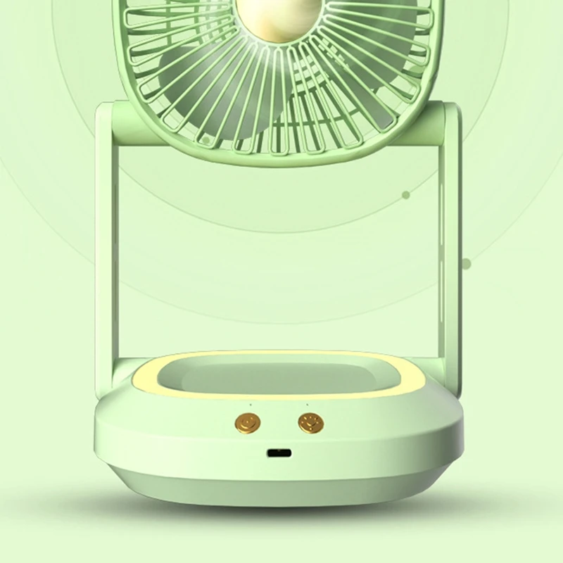 Faltbarer kleiner Wand ventilator, tragbarer kleiner elektrischer Ventilator für Büro-Desktop-Heim-Desktop, leiser Luftzirkulator-Ventilator