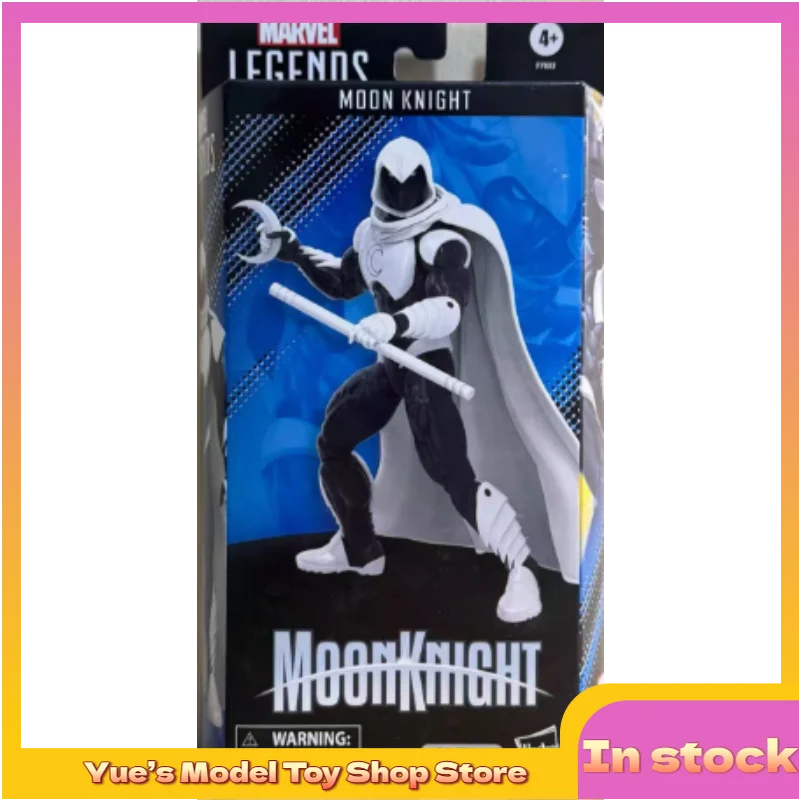 【In Stock】Hasbro Marvel 6-inch Comic Version Moonlight Rider Movable Figure Anime Model Toy Collection Gift