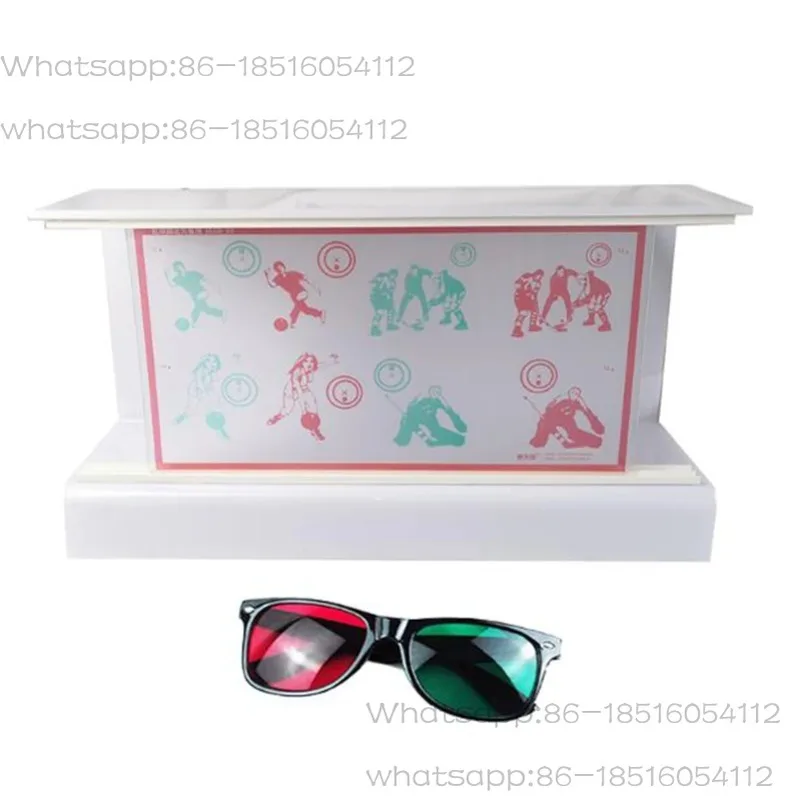 

Red Green Training Device Stereo Training Cards Visual Correction Strabismus Correction De-suppression Variable Amblyopia