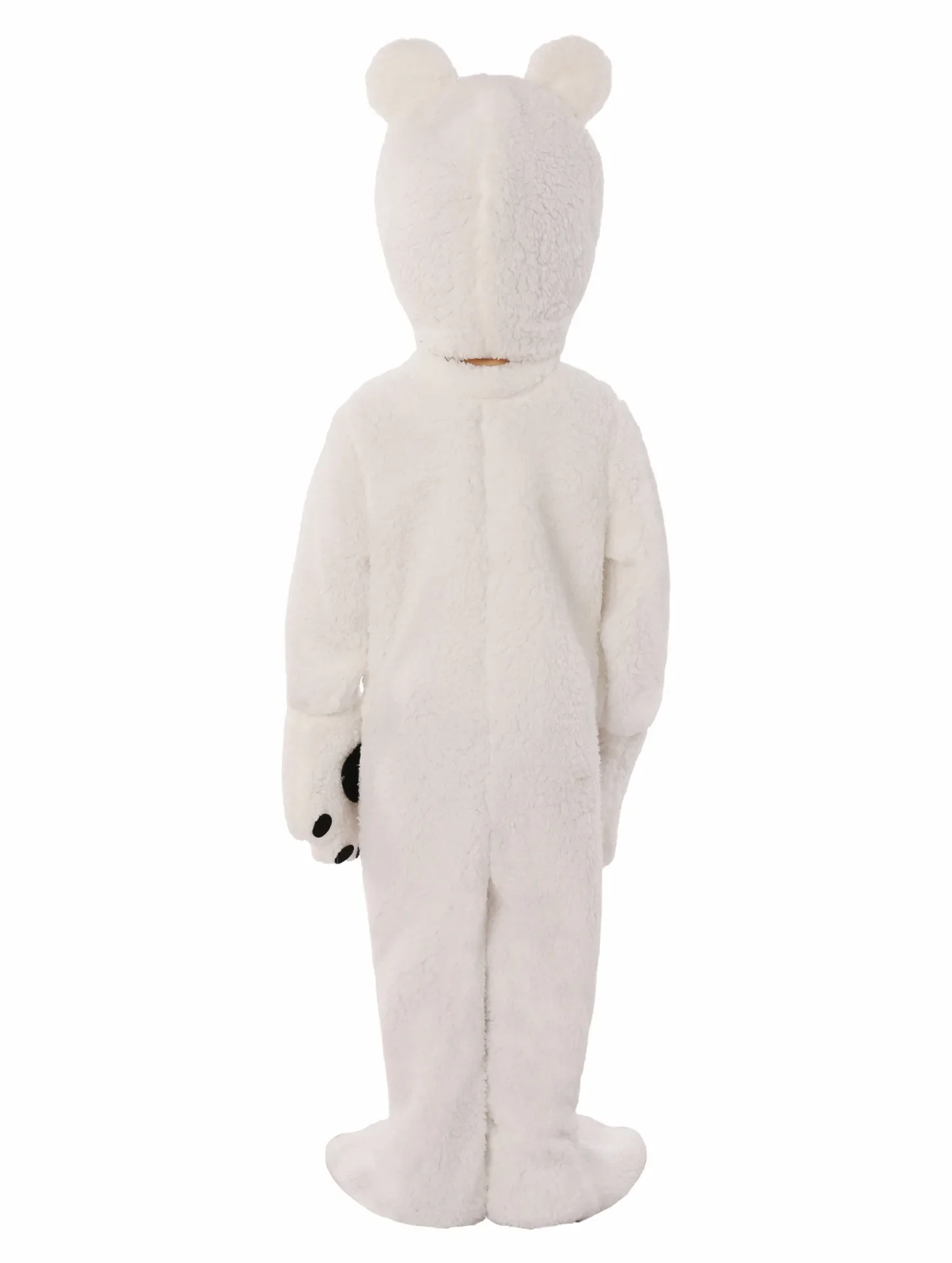 Arctic Polar Bear Costume for Kids Animal Bear Jumpsuit  Costume Toddler White Bear Cosplay