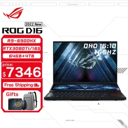 ASUS ROG Zephyrus Duo 16 Gaming Laptop AMD Ryzen 9 6900HX 32G 4Tb SSD RTX3080-8G QHD16:10 165Hz Screen Esports Computer Notebook