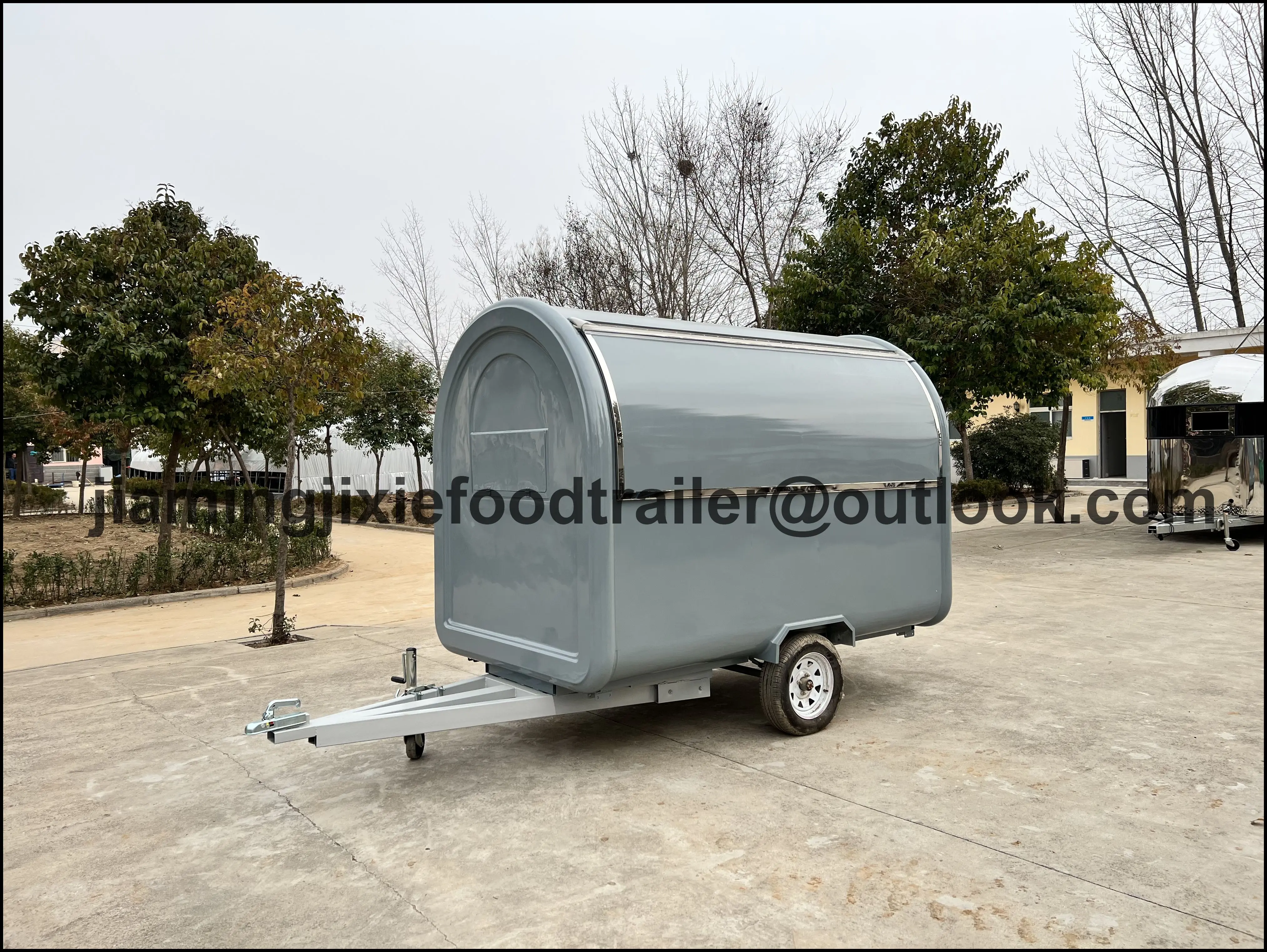 

Cheap Price Fiberglass Towable Mobile Food Catering Trailer Outdoor Snack Food Ice Cream Coffee Carts Multifunctional Vending
