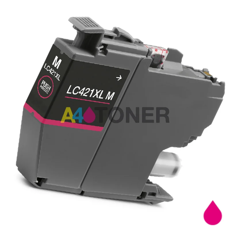 Brother LC421XLM magenta compatible cartridge A4toner.com