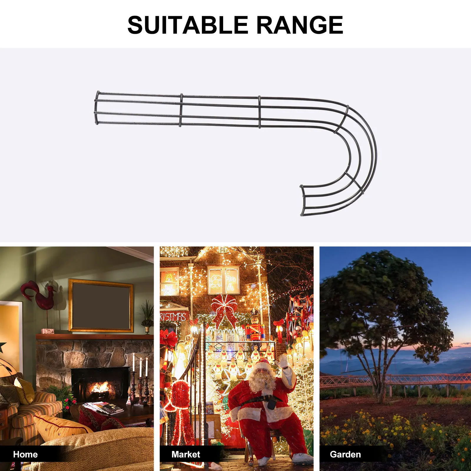 إكليل الحديد الإطار J شكل لتقوم بها بنفسك معلقة هوب لزينة عيد الميلاد زهرة جدار زخرفة المنزل عيد الميلاد حفلة قصب الحلوى نمط الحرف المعدنية