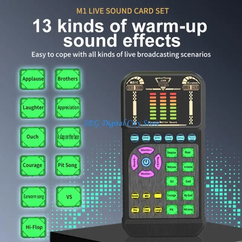 U75B واجهات صوتية عالية الدقة كارت الصوت لإنتاج الموسيقى البث الصوتي دعم الأجهزة المتعددة تصميم ABS