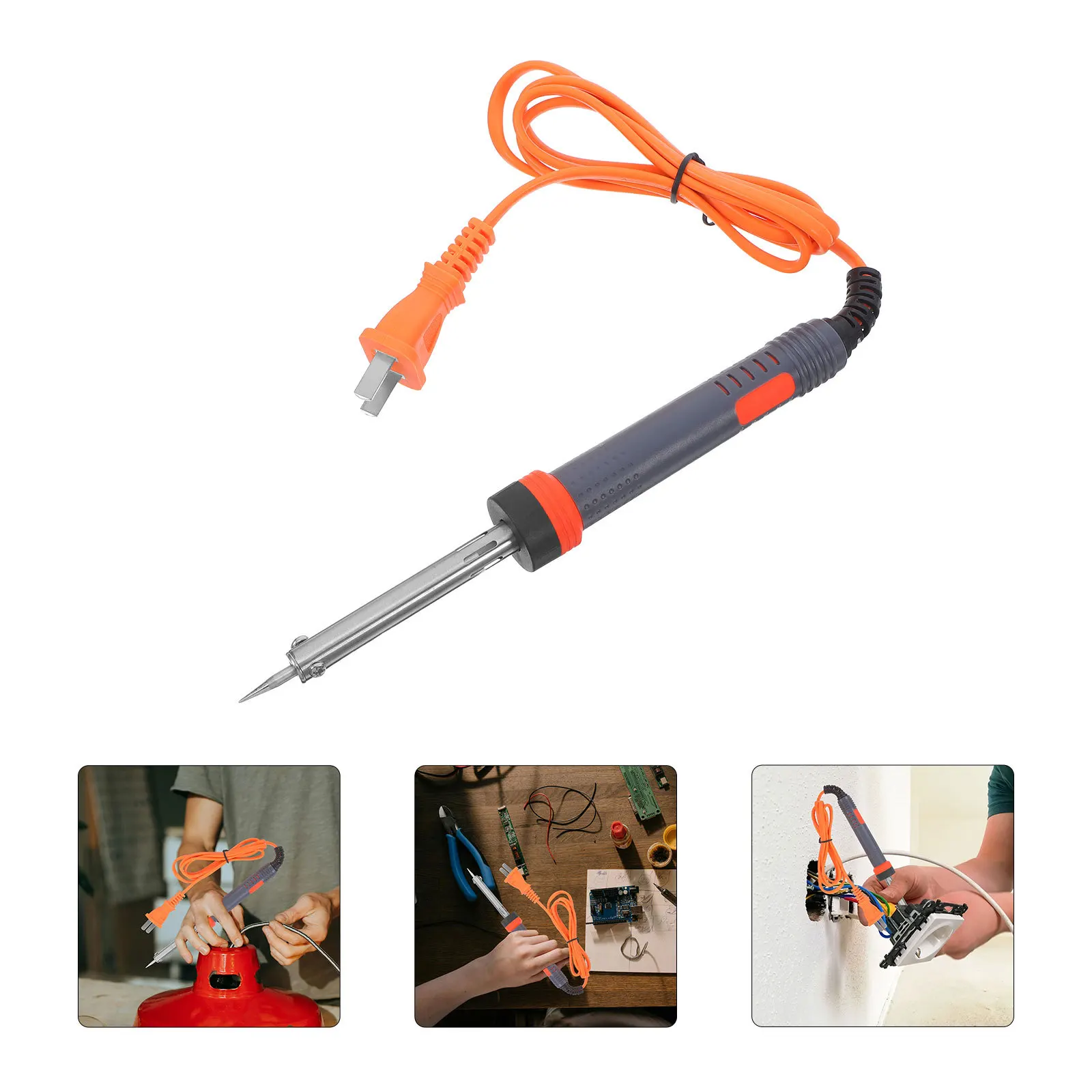 

1 Set High Power Electric Soldering Iron Pen Fast Heating Multi-Function Knife Horseshoe Tips For Home Repair External Heat