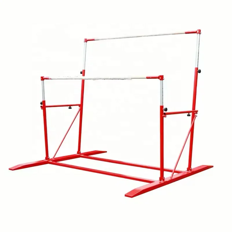 FIG standard Gymnastic uneven bars for adults competition model Full sized training gymnastic equipment for club girls bar