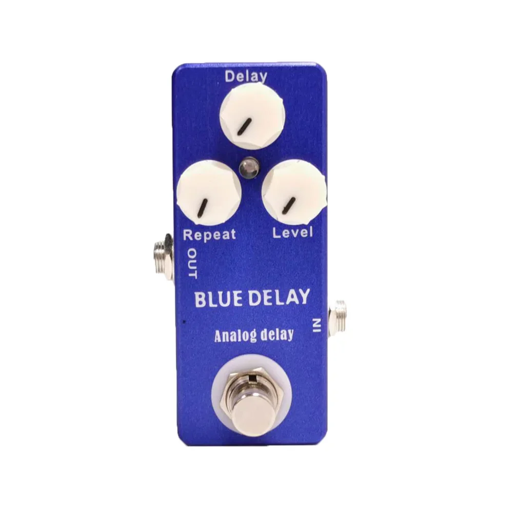 Mosky Deep Blue Delay Pedal Mini Efeito Guitarra, True Bypass