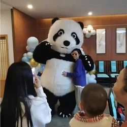 2m/2.6m Giant Inflatable Panda Costume Adult Full Mascot Suit for Events Party Animal Character Cosplay Outfit Entertainment