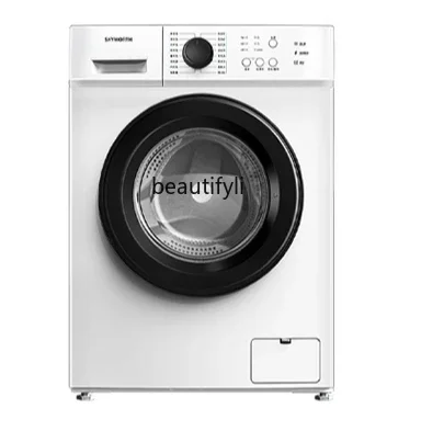 

8Kg large-capacity drum washing machine, fully automatic household small dormitory rental, ultra-thin embedded