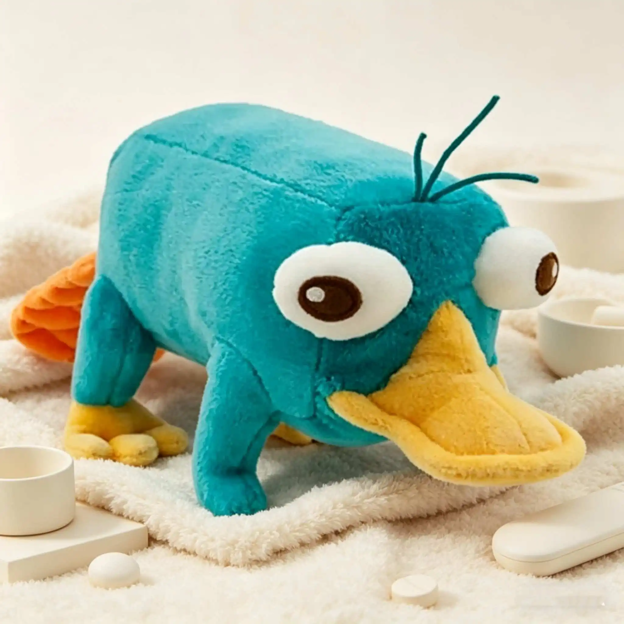 Neues Niedliches Schnabeltier-Plüschtier Anime-Plüschtier Kuscheltier Weiches Plüsch Kinderspielzeug Geburtstagsgeschenk Puppe