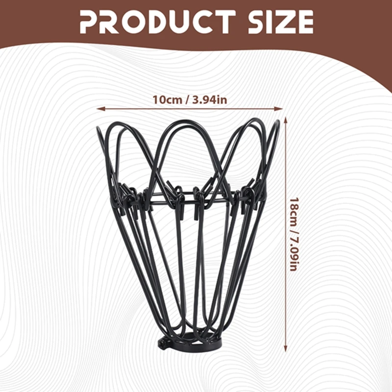 Регулируемый абажур в виде проволочной клетки LICE, 2 шт., металлическая клетка для птиц, лампа, остров, подвесной светильник, держатель лампы